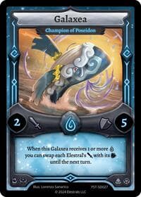 Galaxea - Champion of Poseidon - Divine Champions: Firestorm Starter Decks - Elestrals card