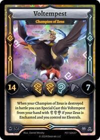 Voltempest - Champion of Zeus - Divine Champions: Firestorm Starter Decks - Elestrals card