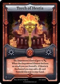 Torch of Hestia - Divine Champions: Firestorm Starter Decks - Elestrals card