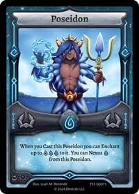 Poseidon - Divine Champions: Firestorm Starter Decks - Elestrals card