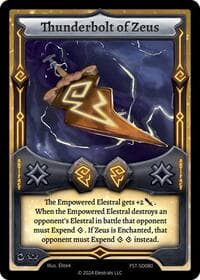Thunderbolt of Zeus - Divine Champions: Firestorm Starter Decks - Elestrals card
