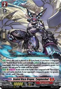 Sealed Blaze Dragon, Yyugmashad - DZ-BT07: Moon Fangs & Cerulean Blaze - Cardfight Vanguard card