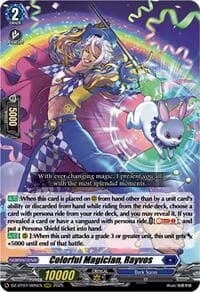 Colorful Magician, Rayvos - DZ-BT07: Moon Fangs & Cerulean Blaze - Cardfight Vanguard card
