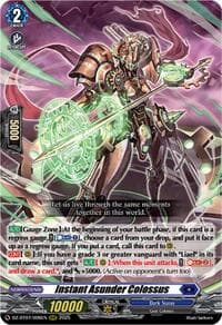 Instant Asunder Colossus - DZ-BT07: Moon Fangs & Cerulean Blaze - Cardfight Vanguard card