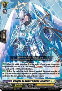 Knight of Strict Spear, Seivrus - DZ-BT07: Moon Fangs & Cerulean Blaze - Cardfight Vanguard card