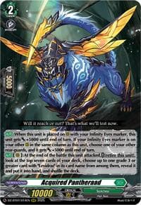 Acquired Pantheraad - DZ-BT07: Moon Fangs & Cerulean Blaze - Cardfight Vanguard card