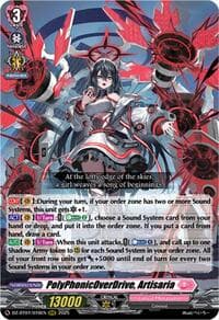 PolyPhonicOverDrive, Artisaria - DZ-BT07: Moon Fangs & Cerulean Blaze - Cardfight Vanguard card