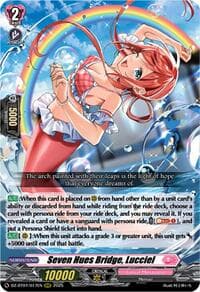 Seven Hues Bridge, Lucciel - DZ-BT07: Moon Fangs & Cerulean Blaze - Cardfight Vanguard card