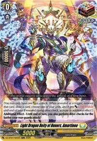 Light Dragon Deity of Honors, Amartinoa - DZ-BT07: Moon Fangs & Cerulean Blaze - Cardfight Vanguard card