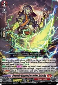 Demonic Dragon Berserker, Jokushu - DZ-BT07: Moon Fangs & Cerulean Blaze - Cardfight Vanguard card
