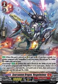 Searcannon Dragon, Vasgolmimus - DZ-BT07: Moon Fangs & Cerulean Blaze - Cardfight Vanguard card