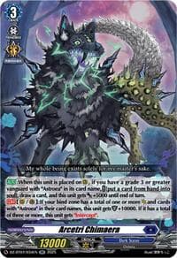 Arcetri Chimaera - DZ-BT07: Moon Fangs & Cerulean Blaze - Cardfight Vanguard card