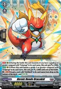 Heroic Deeds Dracokid - DZ-BT07: Moon Fangs & Cerulean Blaze - Cardfight Vanguard card