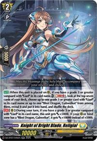 Knight of Bright Blade, Religial - DZ-BT07: Moon Fangs & Cerulean Blaze - Cardfight Vanguard card