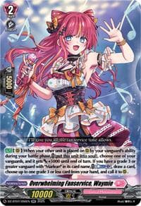 Overwhelming Fanservice, Waymie - DZ-BT07: Moon Fangs & Cerulean Blaze - Cardfight Vanguard card
