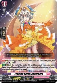Trailing Notes, Reverbera - DZ-BT07: Moon Fangs & Cerulean Blaze - Cardfight Vanguard card