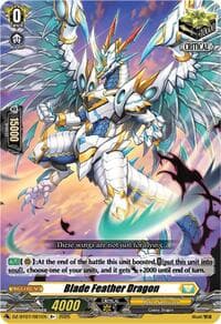 Blade Feather Dragon - DZ-BT07: Moon Fangs & Cerulean Blaze - Cardfight Vanguard card