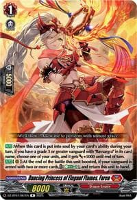 Dancing Princess of Elegant Flames, Faren - DZ-BT07: Moon Fangs & Cerulean Blaze - Cardfight Vanguard card