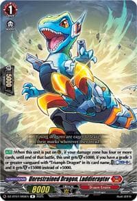 Unrestrained Dragon, Laddieraptor - DZ-BT07: Moon Fangs & Cerulean Blaze - Cardfight Vanguard card