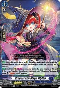 Crepuscular Mage, Illyllia - DZ-BT07: Moon Fangs & Cerulean Blaze - Cardfight Vanguard card