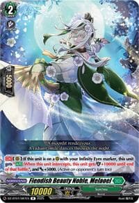 Fiendish Beauty Noble, Melaoel - DZ-BT07: Moon Fangs & Cerulean Blaze - Cardfight Vanguard card