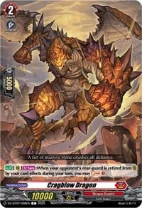 Cragblow Dragon - DZ-BT07: Moon Fangs & Cerulean Blaze - Cardfight Vanguard card