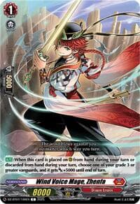 Wind Voice Mage, Zhenfa - DZ-BT07: Moon Fangs & Cerulean Blaze - Cardfight Vanguard card