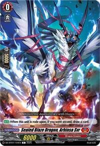 Sealed Blaze Dragon, Arhinsa Svr - DZ-BT07: Moon Fangs & Cerulean Blaze - Cardfight Vanguard card