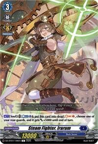 Steam Fighter, Irarum - DZ-BT07: Moon Fangs & Cerulean Blaze - Cardfight Vanguard card