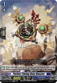Perfect Timing Gear Rooster - DZ-BT07: Moon Fangs & Cerulean Blaze - Cardfight Vanguard card