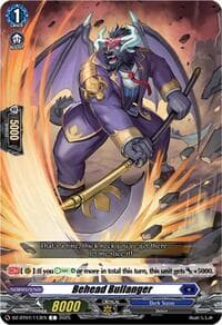 Behead Bullanger - DZ-BT07: Moon Fangs & Cerulean Blaze - Cardfight Vanguard card