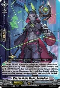 Vassal of the Moon, Ramsden - DZ-BT07: Moon Fangs & Cerulean Blaze - Cardfight Vanguard card