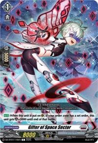 Gifter of Space Sector - DZ-BT07: Moon Fangs & Cerulean Blaze - Cardfight Vanguard card