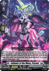 Follower of the Moon, Fresnel - DZ-BT07: Moon Fangs & Cerulean Blaze - Cardfight Vanguard card