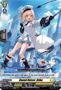 Hound Raiser, Kiika - DZ-BT07: Moon Fangs & Cerulean Blaze - Cardfight Vanguard card