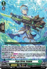 Argo Siren, Iremia - DZ-BT07: Moon Fangs & Cerulean Blaze - Cardfight Vanguard card
