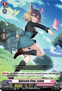 Spiccato Step, Leone - DZ-BT07: Moon Fangs & Cerulean Blaze - Cardfight Vanguard card
