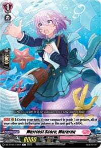 Merriest Score, Mararan - DZ-BT07: Moon Fangs & Cerulean Blaze - Cardfight Vanguard card