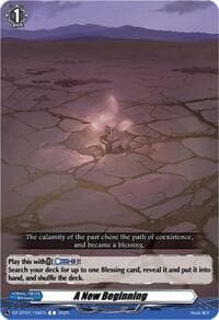 A New Beginning - DZ-BT07: Moon Fangs & Cerulean Blaze - Cardfight Vanguard card