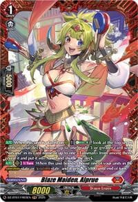 Blaze Maiden, Alprue (FR) - DZ-BT07: Moon Fangs & Cerulean Blaze - Cardfight Vanguard card