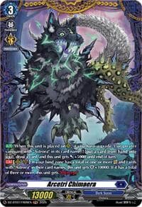 Arcetri Chimaera (FR) - DZ-BT07: Moon Fangs & Cerulean Blaze - Cardfight Vanguard card