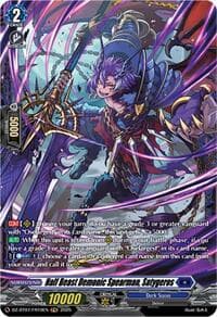 Half Beast Demonic Spearman, Satygeros (FR) - DZ-BT07: Moon Fangs & Cerulean Blaze - Cardfight Vanguard card