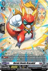 Heroic Deeds Dracokid (FR) - DZ-BT07: Moon Fangs & Cerulean Blaze - Cardfight Vanguard card