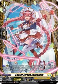 Sector Streak Sorceress (FR) - DZ-BT07: Moon Fangs & Cerulean Blaze - Cardfight Vanguard card