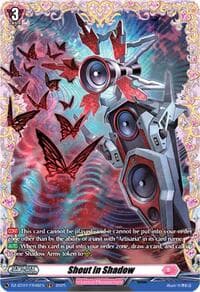 Shout in Shadow (FR) - DZ-BT07: Moon Fangs & Cerulean Blaze - Cardfight Vanguard card