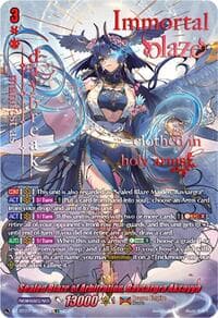 Sealed Blaze of Arbitration, Bavsargra Aksayya (SEC) - DZ-BT07: Moon Fangs & Cerulean Blaze - Cardfight Vanguard card