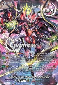 Keeper of the Moon Gate, Veissrugr (SEC) - DZ-BT07: Moon Fangs & Cerulean Blaze - Cardfight Vanguard card
