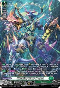 Stunning Wave Dragon (SR) - DZ-BT07: Moon Fangs & Cerulean Blaze - Cardfight Vanguard card