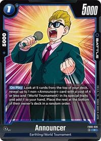 Announcer - Rivals Clash - Dragon Ball Super: Fusion World card