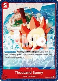 Thousand Sunny - Extra Booster: Anime 25th Collection - One Piece Card Game card